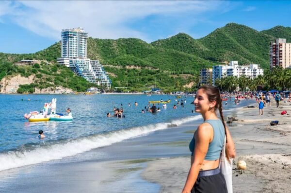 Rodadero de santa marta, tambien es visitado eneste city tour por santa marta